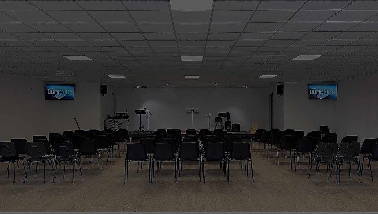 La sala di culto di Missione Europa Brescia